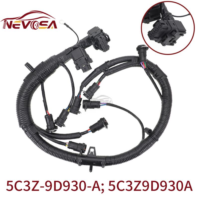 For 2003 2004-2006 Ford Super Duty 6.0L 04-07 Diesel engine 5C3Z-9D930-A Powerstroke Fuel Injector Wiring Harness 5C3Z9D930A