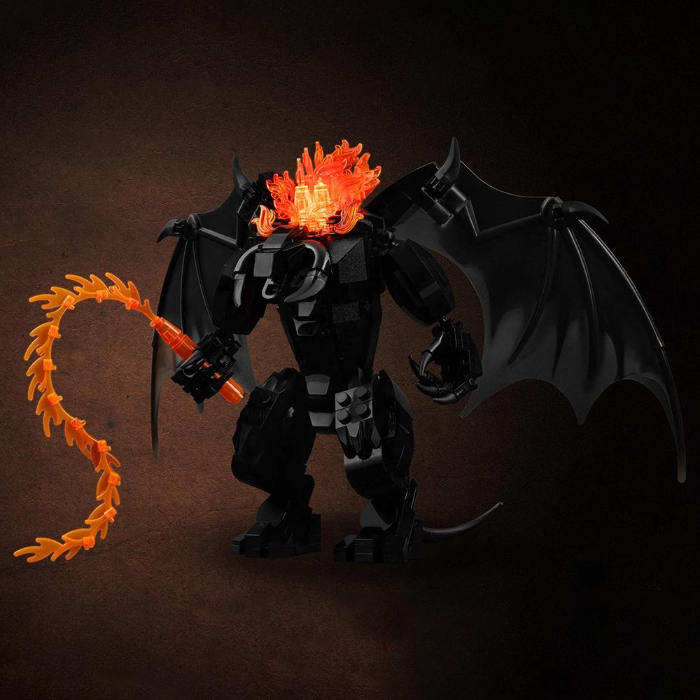 MOC Lordes Ring Balrogs,Treebeard Monster Building Block Set Humanoid Demons Dark Tower Model Toys Children Gifts