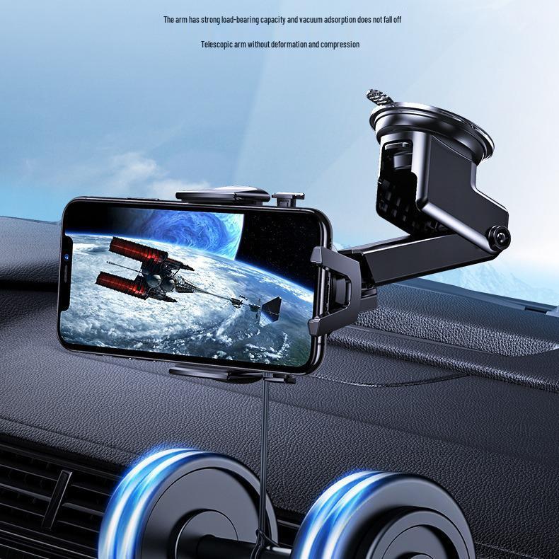 Multifunctional Car Phone Holder with Suction Cup and Air Vent Mount - Third Generation