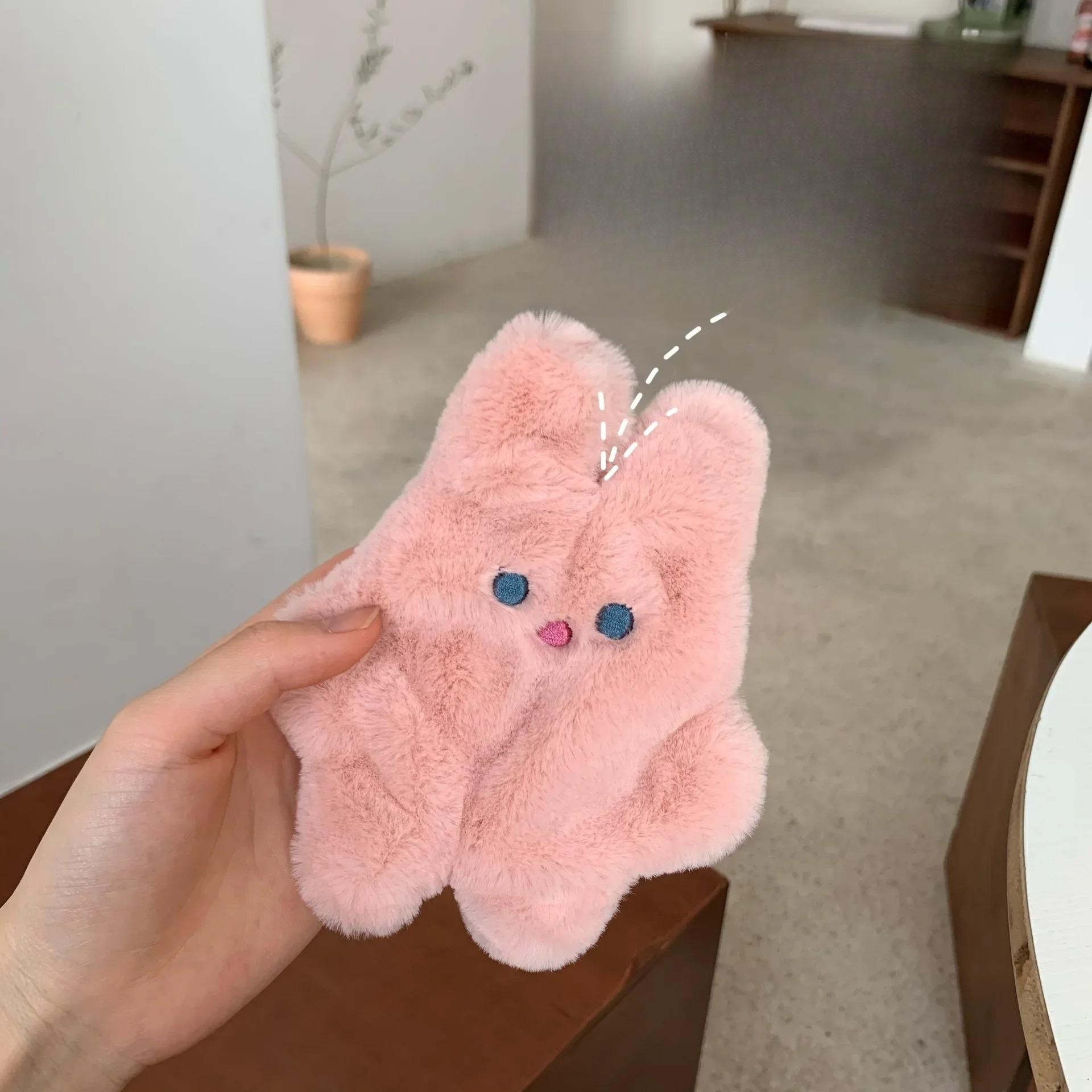 

Mini Cute Plush Card Keys Case Coin Money Bags for Children Gifts Pouch Zipper Animal Bags Lipstick Earphone Storage