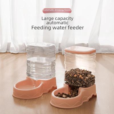 Ciotola per cibo e acqua automatica per cani di grande capacità da 3,8 litri