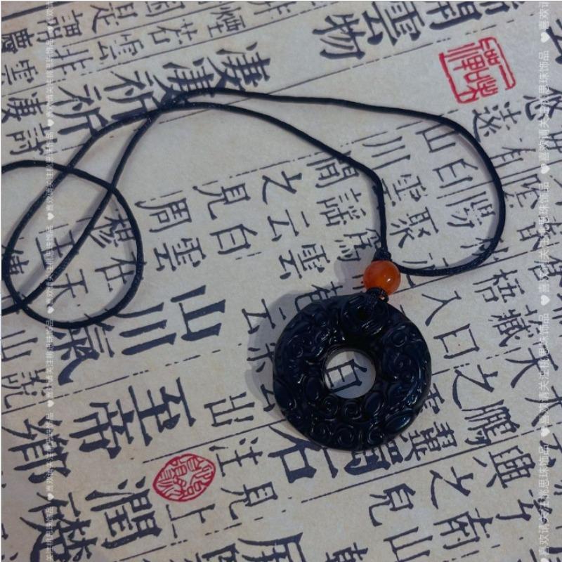 Meier Retro Chinese Style Thickened New Chinoiserie Pendant Necklace for Men and Women Pendant Antique Retro Copper Coin Chain