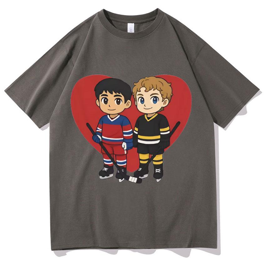 Heated Rivalry High Quality Tshirt Mens Womens Rivalry 81 and Hollander 24 Hip Hop Casual 100 Cotton Tee Shirt Teenagers Unisex