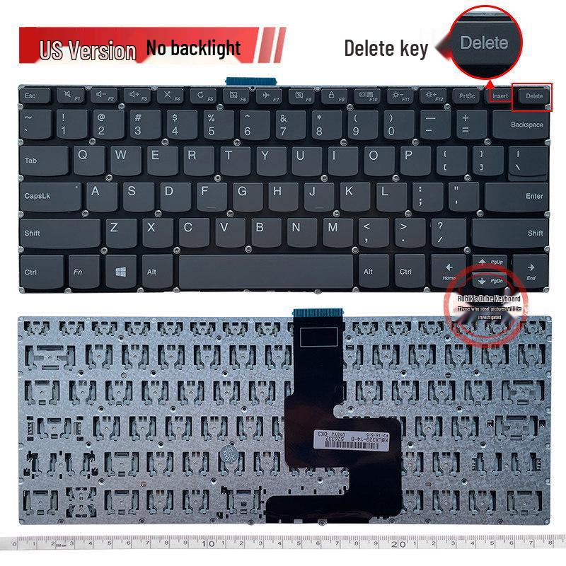 

Compatible with RU Lenovo 340c-14, Xiaoxin-14IWL, Xiaoxin-14IGM, S130-14IGM, E41-50 Keyboards.