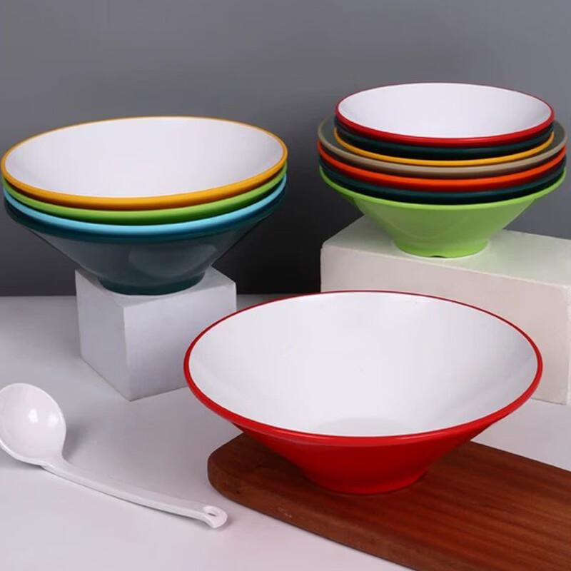 Anyishun Melamine Conical Noodle Bowl