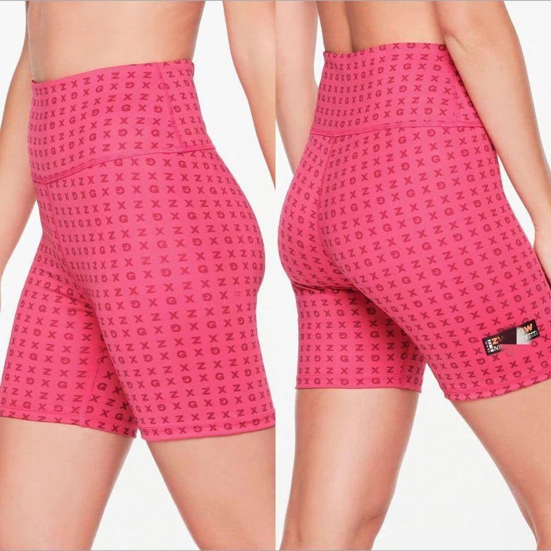 

ZW Основной цвет Фитнес Спортивная одежда Шорты Облегающие эластичные шорты Повседневные Беговые штаны для йоги Аэробика 504 P506-Rose Red shorts XL