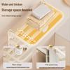 Folding Bathroom Towel Rack with Storage Shelf