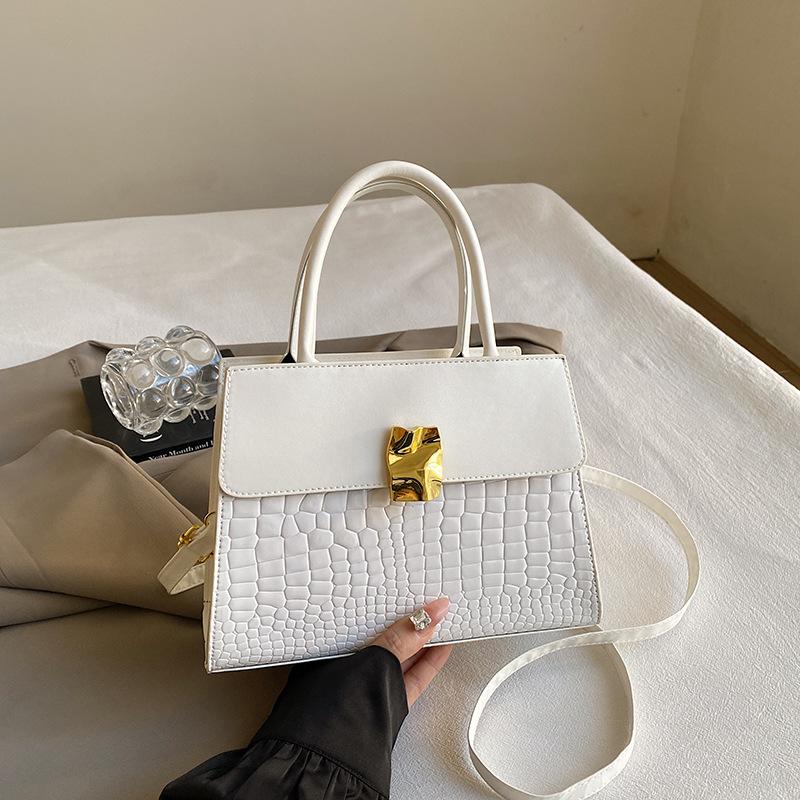 Personalisierte und schöne Retro-Umhängetasche Herbst neu hochwertige lässige Schulter-Achselhöhle kleine quadratische Tasche