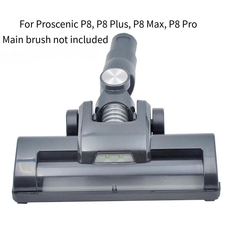 

For Proscenic P8, P8 Plus/Max, P8 Pro vacuum cleaner accessories: Floor brush, no main brush, LED light
