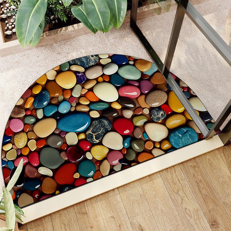 

Нескользящий дверной коврик Chic Art Design — толстый, мягкий полиэстеровый ковер для домашнего декора, идеально подходит для веранд и гостиных 50*80cm