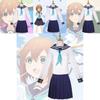 Stylish And Adorable Anime Cosplay School Uniform Made Of Polyester Spandex Blend Multi-size Options
