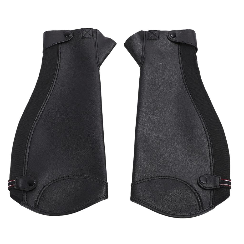 Equestrian Half Chaps for Adults Microfiber Protective Leg Guard Half Chap for Horse Riding XL