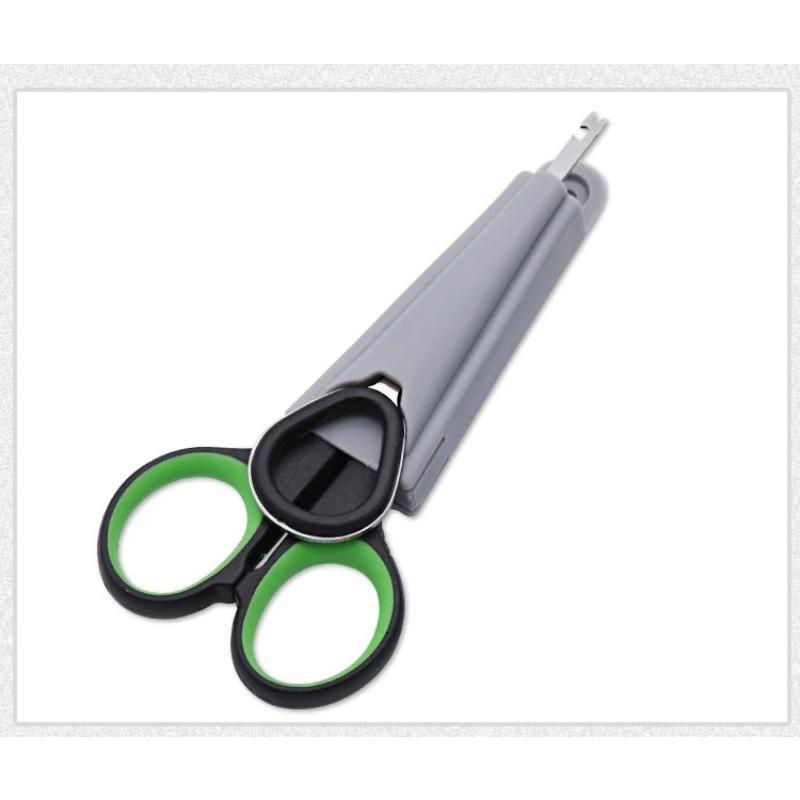 3 in 1 3PCS Stainless Steel Sharp Fishing Scissors Unhooker Multipurpose Fish Line Cutter Portable Hook Remover With Cover
