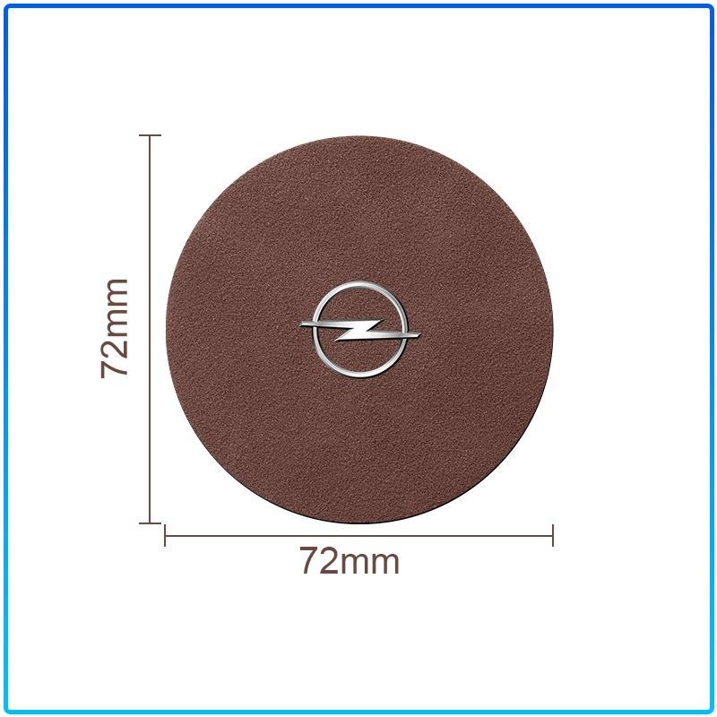 Car Coaster Decoration Accessories Water Cup Slot Anti-Slip Mat Sticker For Opel Astra H G J Insignia Mokka Zafira Corsa Vectra B C D