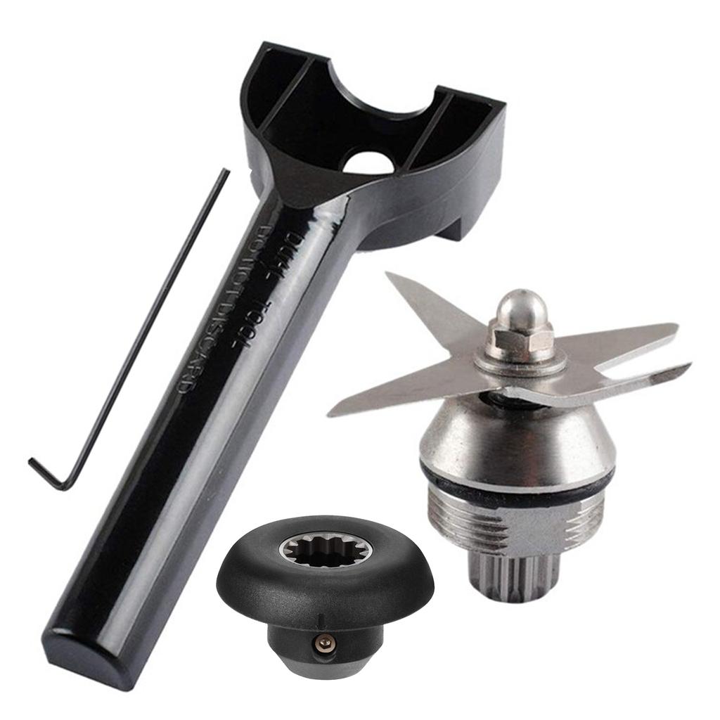 Wet Blade Assembly with Wrench Drive Socket Replacement Suitable for 5200 Juicer Blender Kitchen Restaurants Accessories