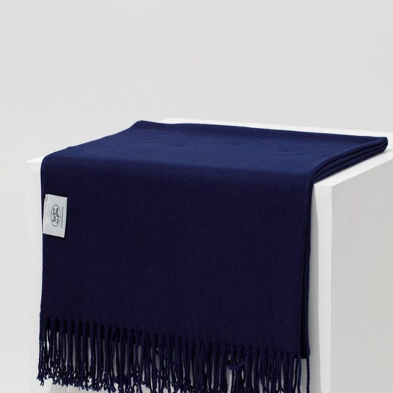 RECLOW MILD Plain Muffler NAVY