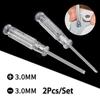 Cross Screwdrivers Slotted Repair Replacement Transparent