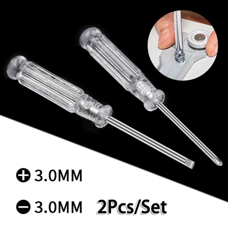 Cross Screwdrivers Slotted Repair Replacement Transparent