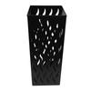 Entryway Umbrella Stand Fashionable Metal Storage Bucket Indoor Rain Umbrella Organizer for Home and Office Black