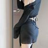 Weißer Mondschein Bikini Getrennt Vier-teilig Koreanisch Sexy Internet-Berühmtheit Urlaubs-Badeanzug Damen