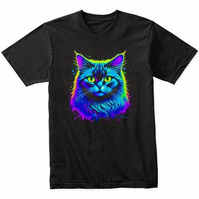Ragdoll Cat Psychedelic Cat Art T-Shirt - Ragdoll Cat Owner Gift - Ragdoll Shirt