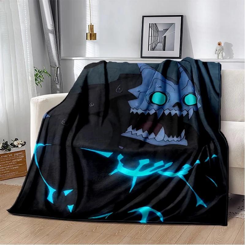 3D Kaiju No.8 Anime Cartoon Soft Flannel Blanket for Bed Bedroom Sofa Picnic,Throw Blanket for Cover Office Gift Kids
