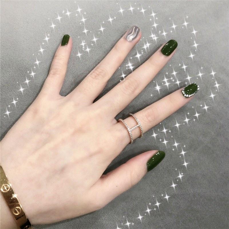 B337 Mädchenhafte Fantasie Trendige und entzückende Nagelkunst für Schülerinnen und Teenager