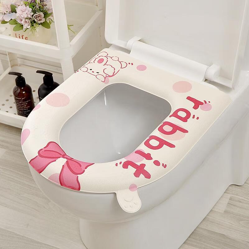 

JINGRUIXIANG Waterproof Printed EVA Toilet Seat Mat