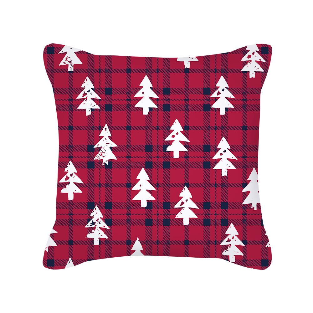New Ins Nordic Cartoon Christmas Pillow Cover Holiday Gift Square Cushion Cover Pillow Cover