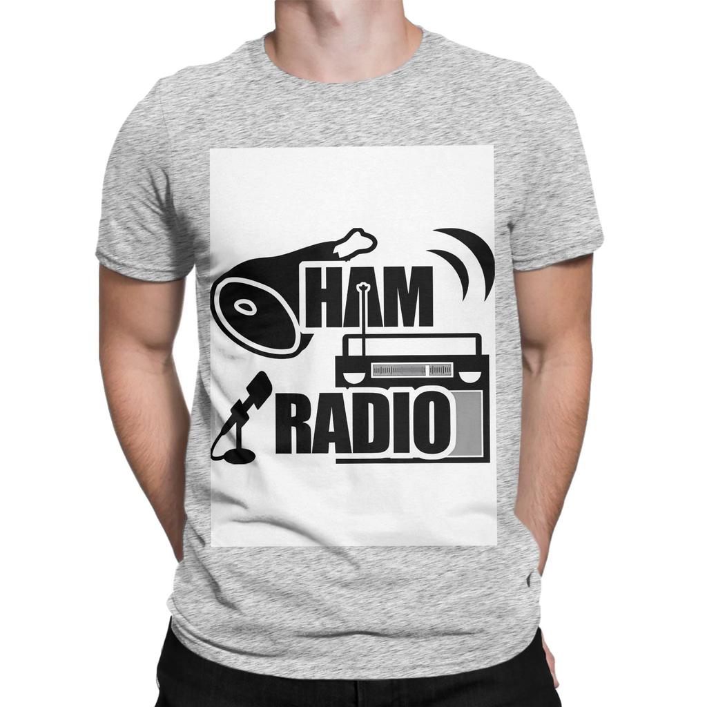 Delicious Ham And The Radio Ham Radio Graphic 100 Cotton Tshirt Ham Radio Tees Tops For Unisex
