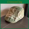 Newsboy Retro Plush Cap With Short Brim And Grid Design Fit For Autumn Fashion