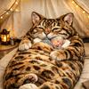 Plush Sleeping Sack Cat Envelope Bag, Winter Slumber Bag for Men Women, Lightweight Animal Nap Mat Home Travel Traveling