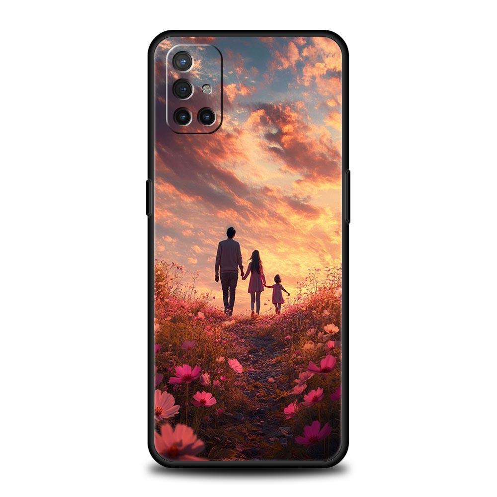 

Phone Case For Oneplus 13R 13 12 10T 11 R10 Nord N100 N200 N10 9 9R CE 2 3 Z Pro Lite 5G Soft TPU Cover A Family Of Three Capas Oneplus Nord 3