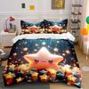 "Glowing Star Pattern Bedding Set" Bedding Duvet Cover Set Duvet Cover Pillowcases (1 * Duvet Cover 2 * Pillowcases, Without Duvet Insert)
