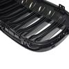 2Pcs Front Bumper Kidney Grille Hood Kidney Grill Racing Grills Gloss Black Replacement For BMW X1 F49 F48 2016 2017 2018