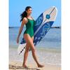 CHARMLEAKS Women's One Piece Swimsuits Athletic Double Straps Slimming Bathing Suit Sports Swimwear