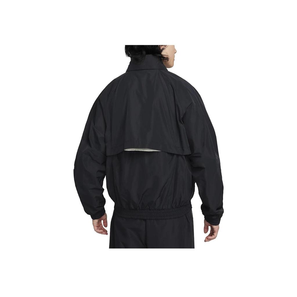 Nike Swoosh Woven Jacket Black Coconut Milk FB7878-010