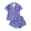 Children's Home Clothes Pajamas Set Short-sleeved Top Shorts Two-piece Set Outer Wear Play Cardigan Clothes