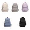 Large Capacity Simple School Bags Waterproof Girl's Backpack College Student Backpack  Travel