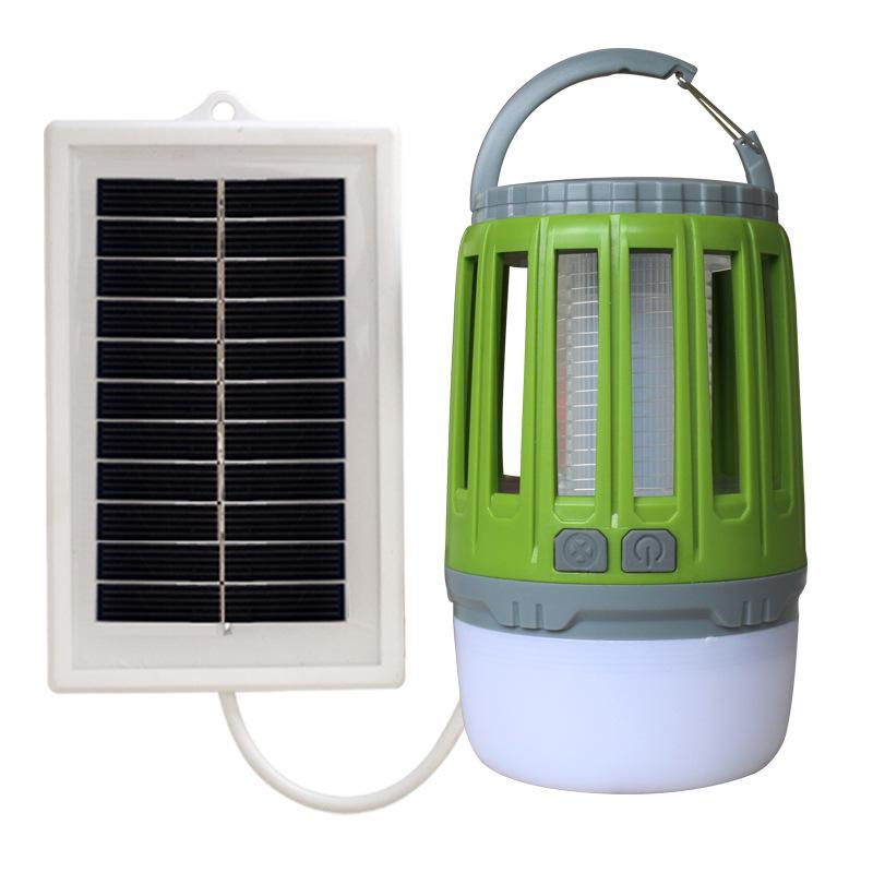 Solar-Powered Outdoor Waterproof Mosquito Killer and Emergency Light