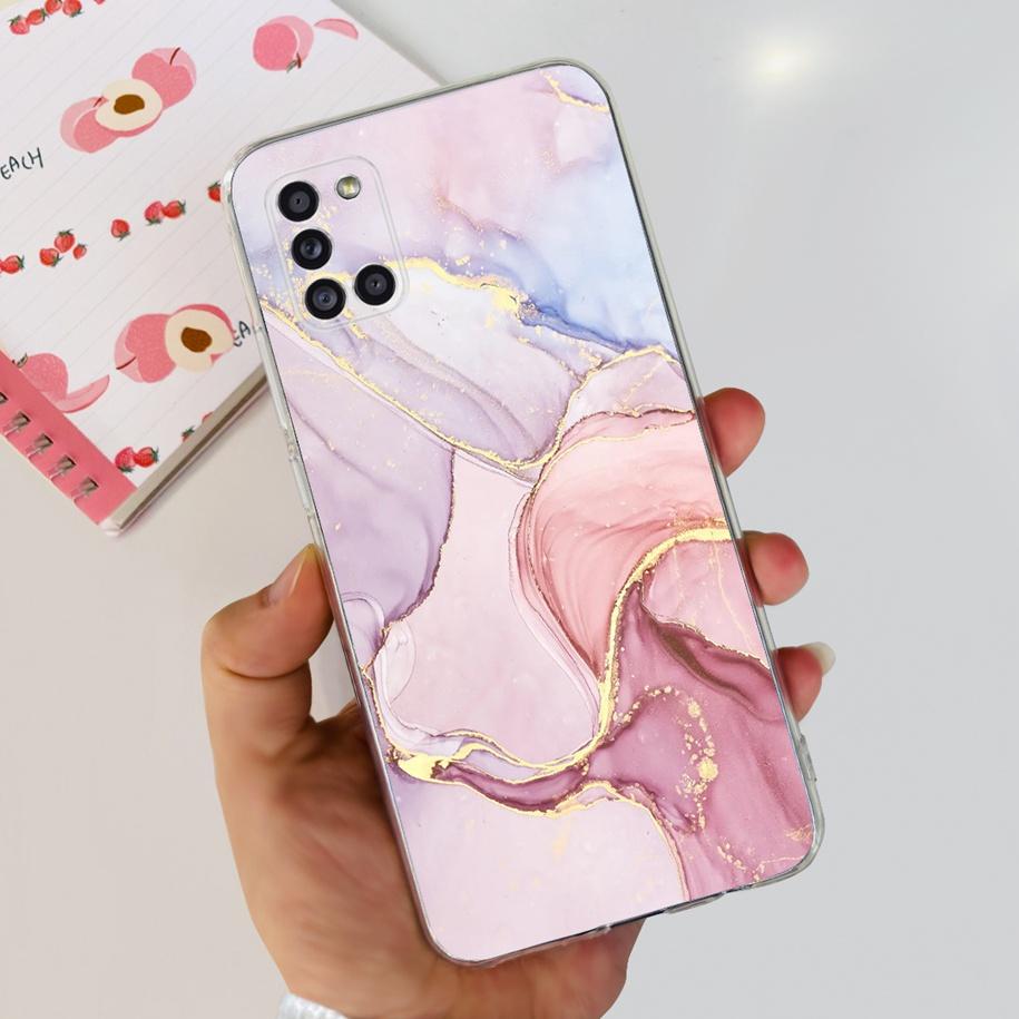 

For Samsung A51 Case SM-A515F Flower Cover Fashion Silicone Soft Bumper Clear Funda For Samsung A31 A71 SM-A315F A 51 Phone Case Samsung A51 4G