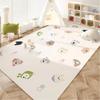 Cute Cartoon Animal Children's Rug Non-Slip Washable Baby Crawling Mat Bedroom Play Floor Mat Home Decoration