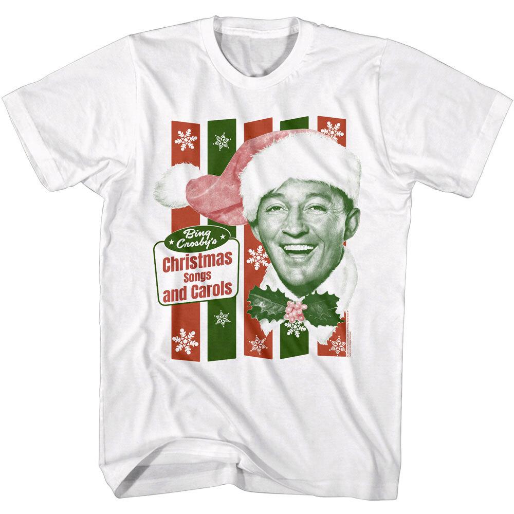 Bing Crosby Christmas Carols Men T Shirt XXL
