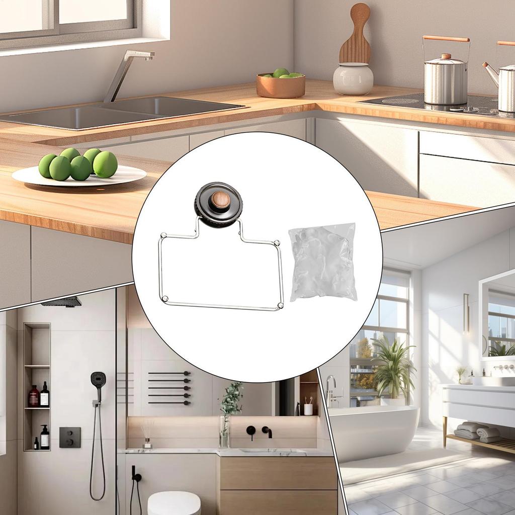 Kitchen Sink Strainer Holder Suction Type Food Catcher Sink Strainer Rack With Filter Mesh For Vegetable Leftover Fruit RV