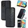 For Oppo A38 4G/A18 4G PU Leather Case Rhombus Imprint Wallet Stand Phone Cover