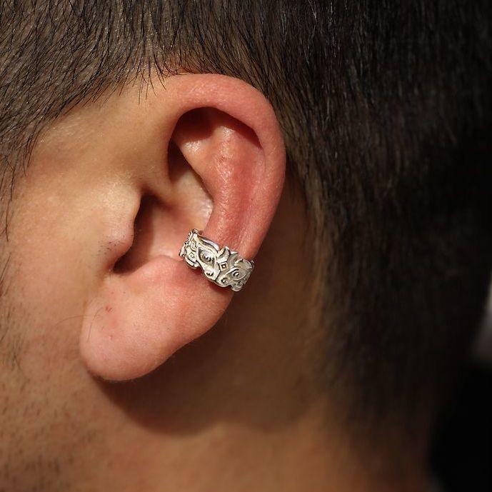 Hochwertige Nischen-Ohrklemmen für Herren – Falsche Knorpel-Clips, Kein Piercing erforderlich