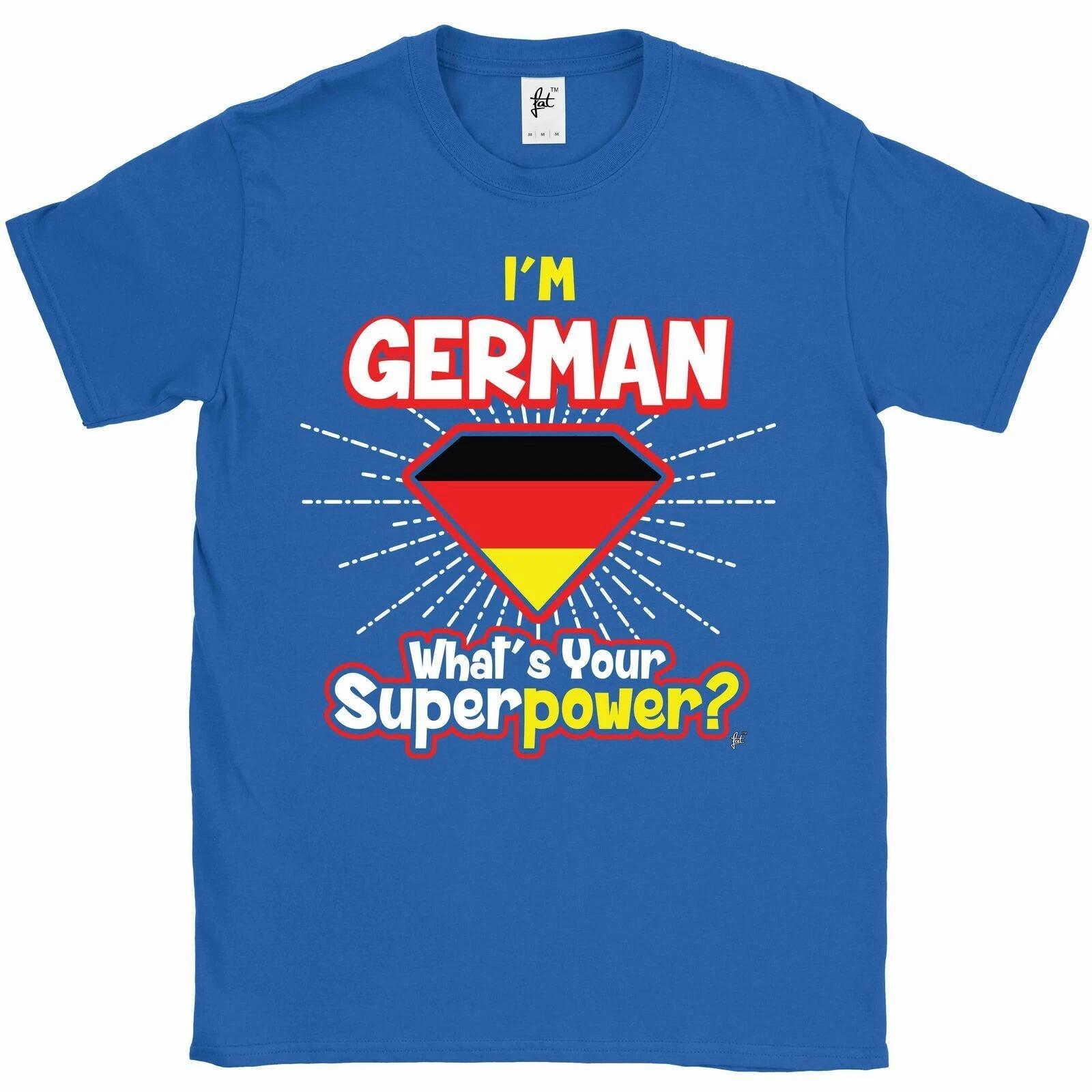 I m German - What s Your Superpower? Mens T-Shirt S