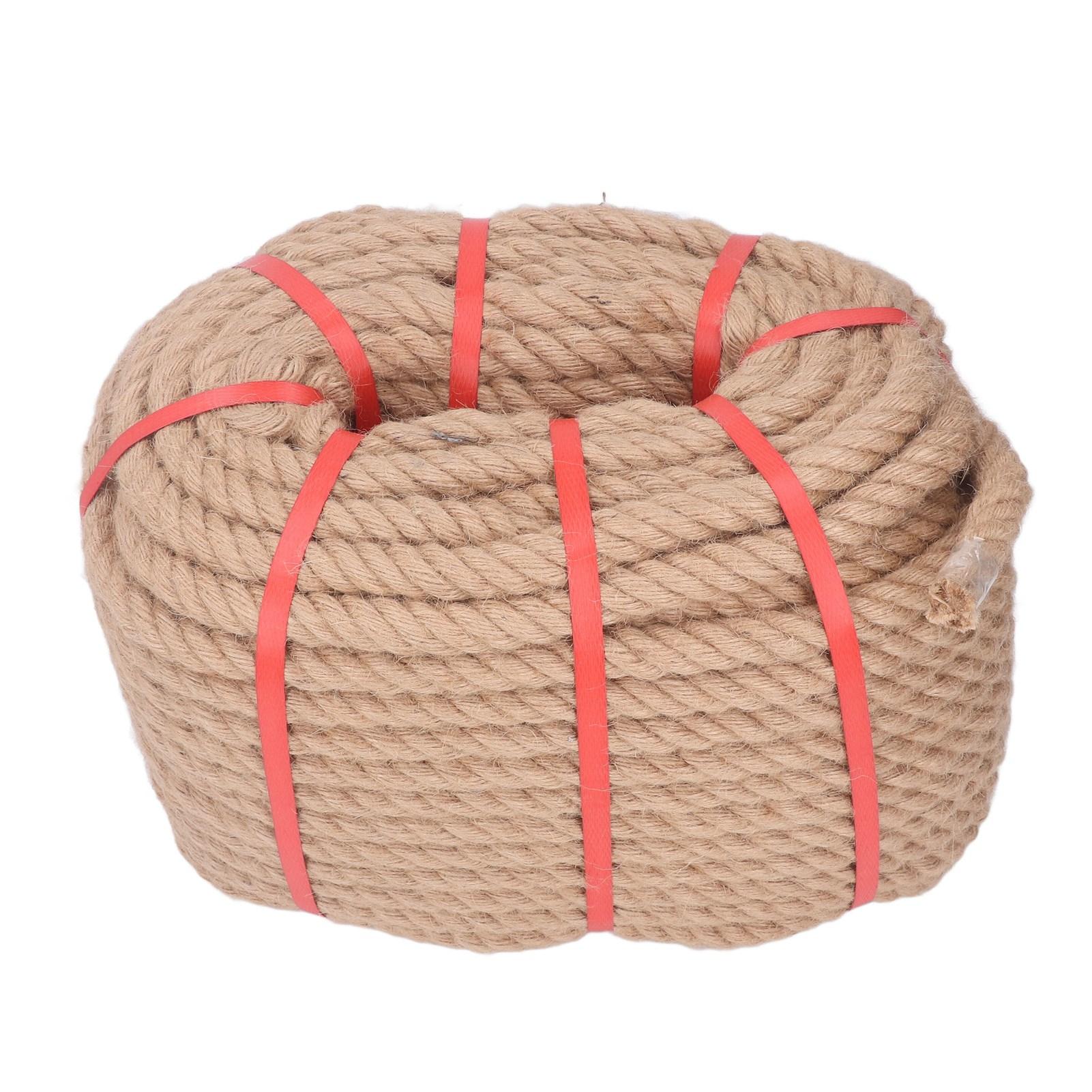Jute Twine 50m Length 20mm Diameter Jute String Rope DIY Handicraft Accessory Home Decoration