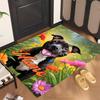 Cute PUPPY (5) Personalized Name Office Carpet Stylish Decor for Living Room Bedroom Kitchen