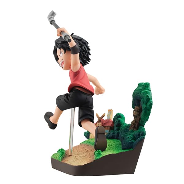Series One Piece Portgas Ace 130mm PVC Painted Finished Figure G.E.M. D. RUN! RUN! RUN! Approx.